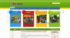 Desktop Screenshot of galerie.kolokoc.cz